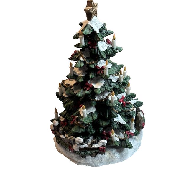 St Nicholas Square Village -Caroling Around the Tree set of 4, Only the tree - Picture 4 of 11